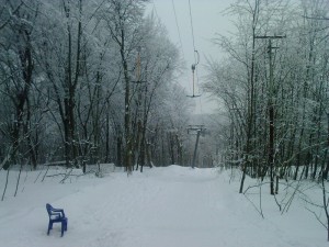 Лыжный склон в Голосеево, Киев